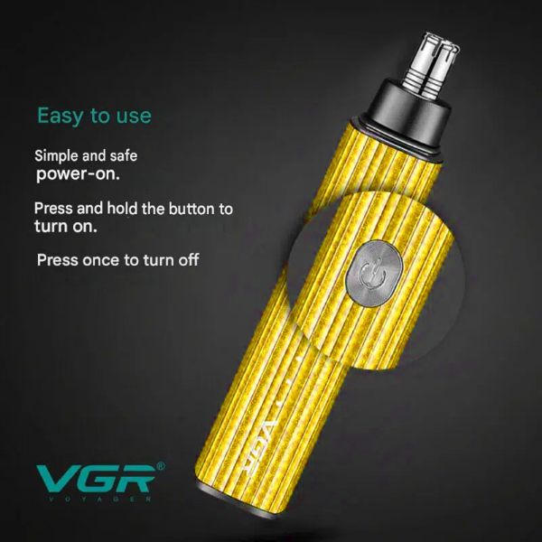 Тример для носа VGR V-629 GOLD