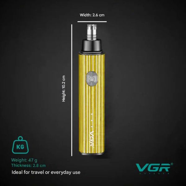 Тример для носа VGR V-629 GOLD