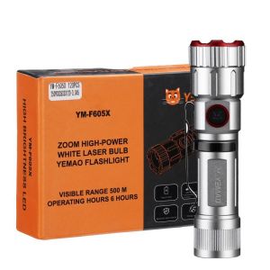 Ліхтар YEMAO YM-F605X-TG, 2x14500, ЗУ Type-C, zoom, магніт