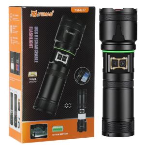 Ліхтар YEMAO YM-G37-TG-30W, 1x40700, Power Bank, ЗУ Type-C, zoom, функція лампи, IP66