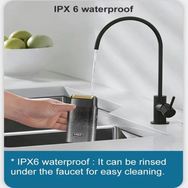 Електробритва VGR V-326 шейвер GRAY, IPX6