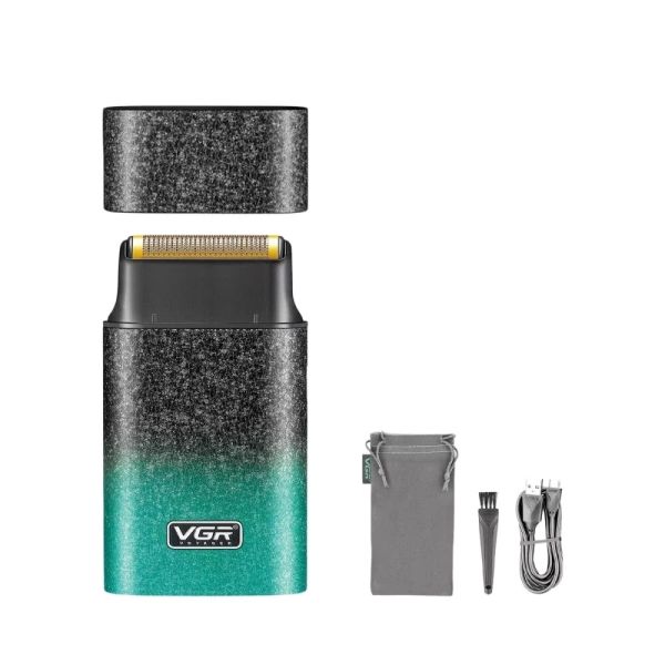 Електробритва VGR V-326 шейвер GREEN, IPX6
