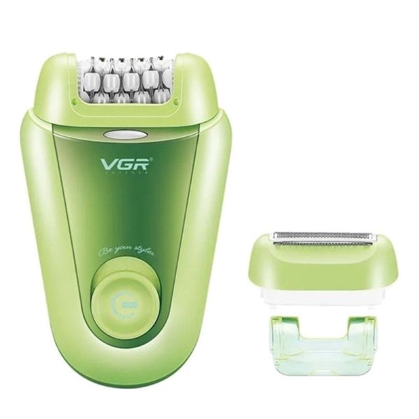 Епілятор VGR 2 в 1 V-758 GREEN, 2 насадки