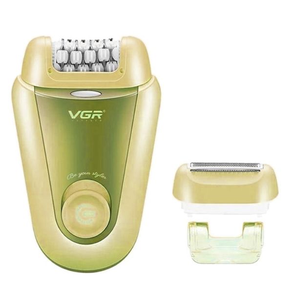 Епілятор VGR 2 в 1 V-758 GOLD, 2 насадки