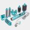 Фен-стайлер VGR 7 в 1 V-477 GREEN, Professional, 7 насадок, 1400 Вт