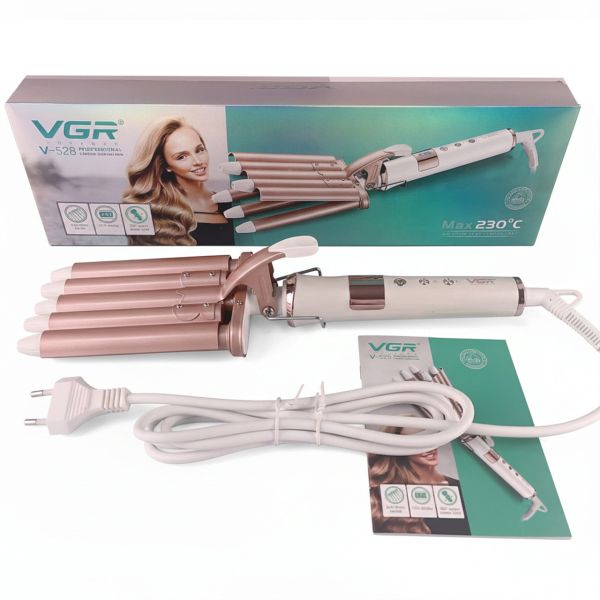 Плойка пять волн VGR V-528, 80-230°C, керамічне покриття, 62 W