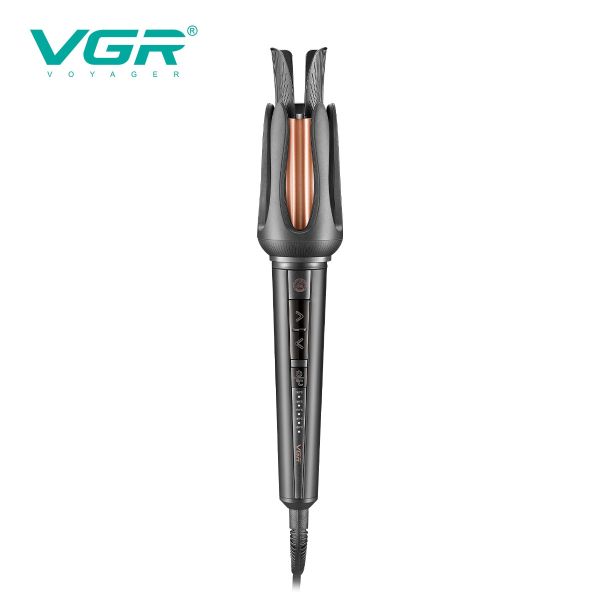 Плойка VGR V-581, automatic curling, температура від 130°C до 210°C, керамічне покриття, LED display, 45 Вт